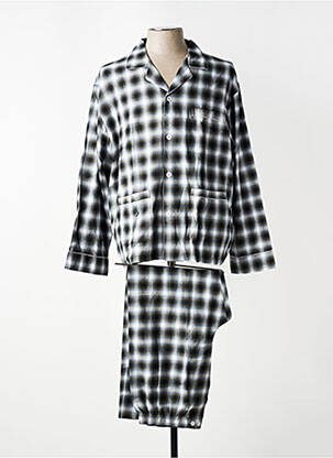 Pyjama coupe droite bleu NORFOLK homme