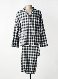 Pyjama coupe droite bleu NORFOLK homme