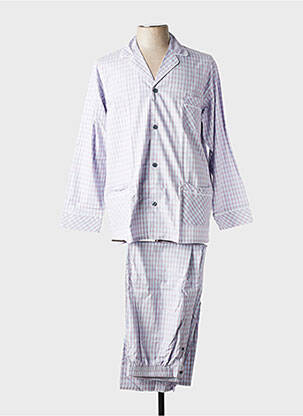 Pyjama coupe droite violet EMINENCE homme