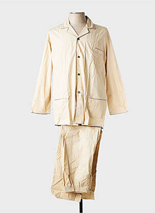 Pyjama coupe droite beige EMINENCE homme