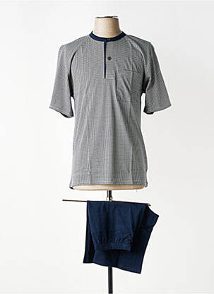 Pyjama bas short bleu EMINENCE homme