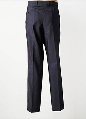Pantalon droit tissage popeline taille normale bleu THOMAS GOODWIN homme