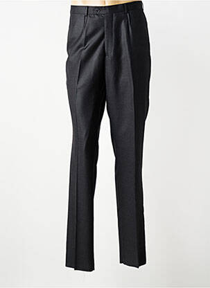 Pantalon droit tissage chiné taille normale gris STUDIO MILANO homme