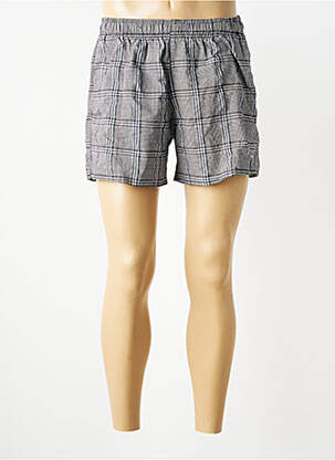 Short de bain fermeture liens à nouer gris EMINENCE homme