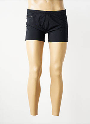 Short de bain effet matière satinée noir EMINENCE homme