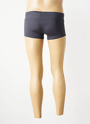 Short de bain effet matière satinée gris ATHENA homme