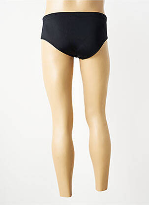 Slip de bain effet matière satinée noir EMINENCE homme