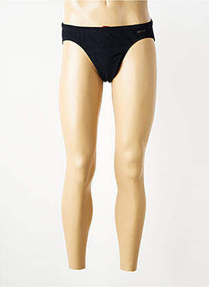 Slip de bain fermeture liens à nouer noir EMINENCE homme