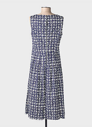 Robe mi-longue sans manche sans manche bleu ROBE LEGERE BY VERA MONT femme