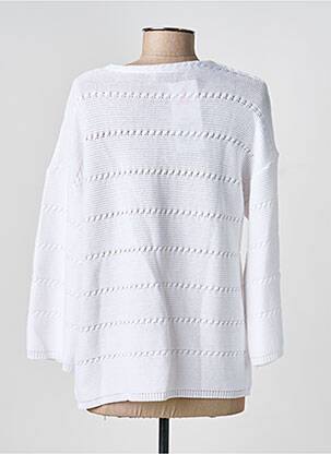 Gilet manches longues manches 3/4 blanc GRIFFON femme