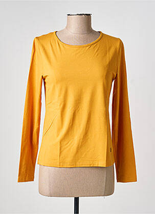 T-shirt manches longues manches longues jaune PAUL BRIAL femme