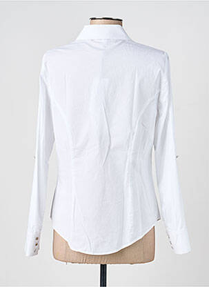 Chemisier coupe cintrée manches longues blanc MERI & ESCA femme