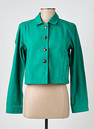 Veste casual coupe droite vert LA FIANCÉE femme