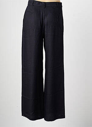 Pantalon large tissage popeline taille normale noir LA FIANCÉE femme