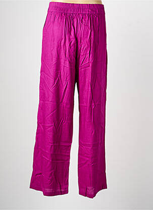 Pantalon large tissage popeline taille normale violet LA FIANCÉE femme