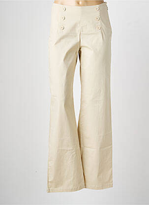 Pantalon flare stretch taille normale beige LA FIANCÉE femme