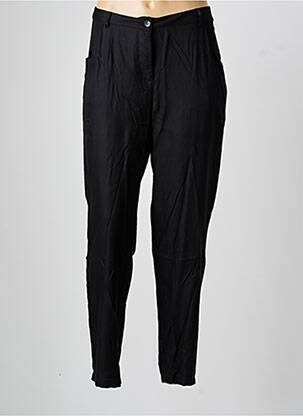 Pantalon droit stretch taille normale noir PAUL BRIAL femme
