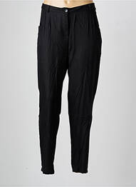 Pantalon droit stretch taille normale noir PAUL BRIAL femme