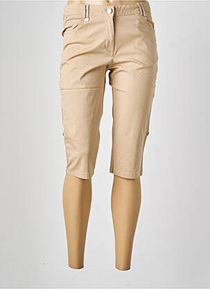 Corsaire stretch taille normale beige AGATHE & LOUISE femme