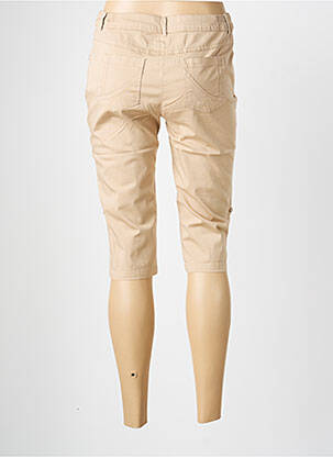 Corsaire stretch taille normale beige AGATHE & LOUISE femme