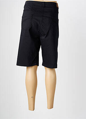 Bermuda tissage popeline taille normale noir PAUL BRIAL femme
