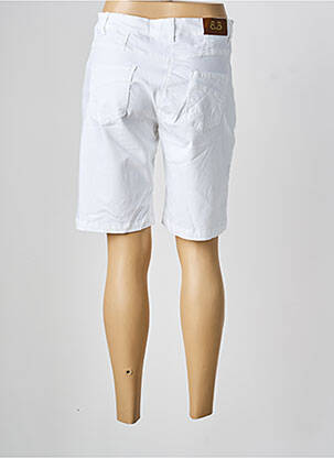 Bermuda tissage popeline taille normale blanc PAUL BRIAL femme