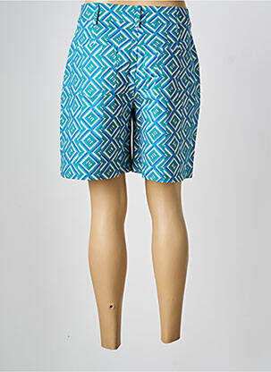 Short fermeture zippée sous rabat boutonné taille normale bleu LA FIANCÉE femme