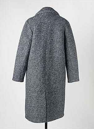 Manteau long coupe cintrée sans capuche gris C'EST BEAU LA VIE femme