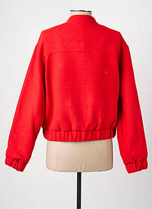 Blouson fermeture pressionnée rouge C'EST BEAU LA VIE femme