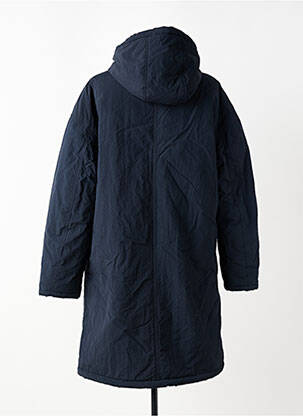 Doudoune poches a capuche bleu C'EST BEAU LA VIE femme