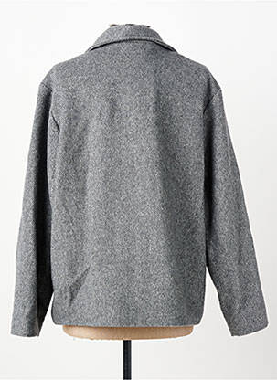Manteau court poches sans capuche gris JULIE GUERLANDE femme