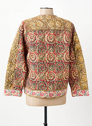 Veste casual col rond beige C'EST BEAU LA VIE femme
