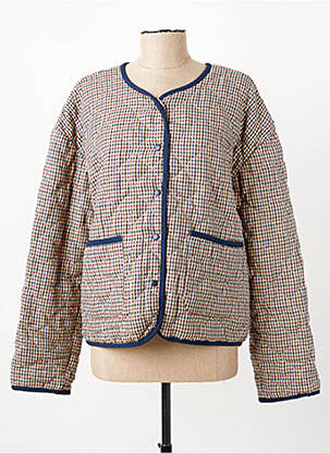 Veste casual coupe droite bleu C'EST BEAU LA VIE femme