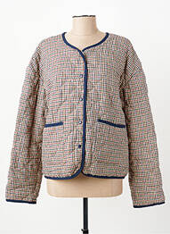 Veste casual coupe droite bleu C'EST BEAU LA VIE femme