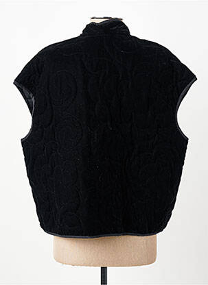 Gilet sans manche poches noir C'EST BEAU LA VIE femme
