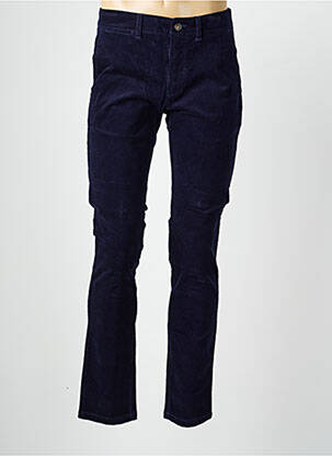 Pantalon chino stretch taille normale bleu CAMBRIDGE homme