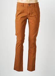 Pantalon chino tissage popeline taille normale jaune CAMBRIDGE homme