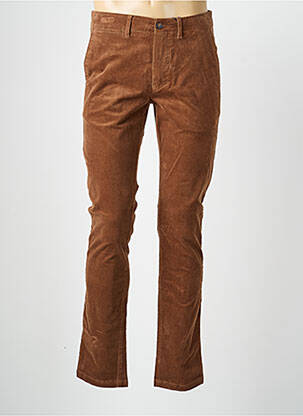 Pantalon chino stretch taille normale marron CAMBRIDGE homme