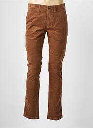 Pantalon chino stretch taille normale marron CAMBRIDGE homme