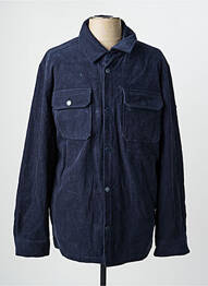 Veste casual coupe droite bleu CAMBRIDGE homme
