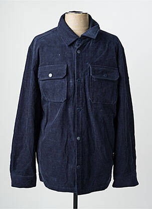 Veste casual coupe droite bleu CAMBRIDGE homme