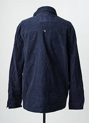 Veste casual coupe droite bleu CAMBRIDGE homme