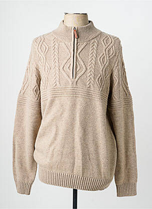 Gilet manches longues manches longues beige CAMBRIDGE homme