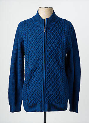 Gilet manches longues manches longues bleu CAMBRIDGE homme