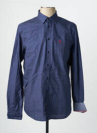 Chemise manches longues poches bleu CAMBRIDGE homme