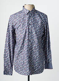 Chemise manches longues poches bleu CAMBRIDGE homme