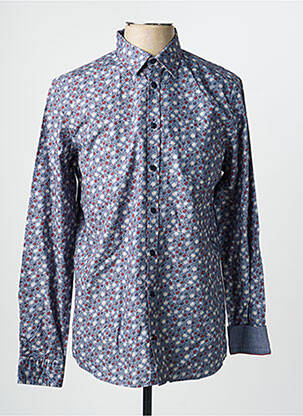 Chemise manches longues poches bleu CAMBRIDGE homme