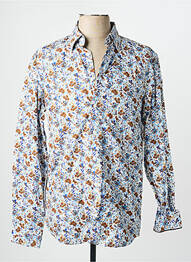 Chemise manches longues coupe cintrée bleu CAMBRIDGE homme