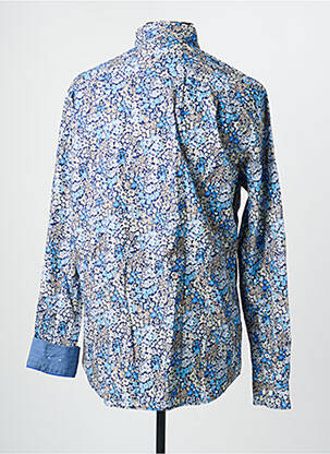 Chemise manches longues imprimé fleurs bleu CAMBRIDGE homme