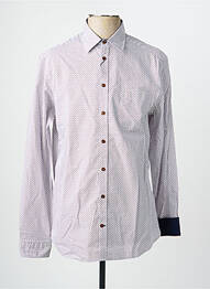 Chemise manches longues poches marron CAMBRIDGE homme